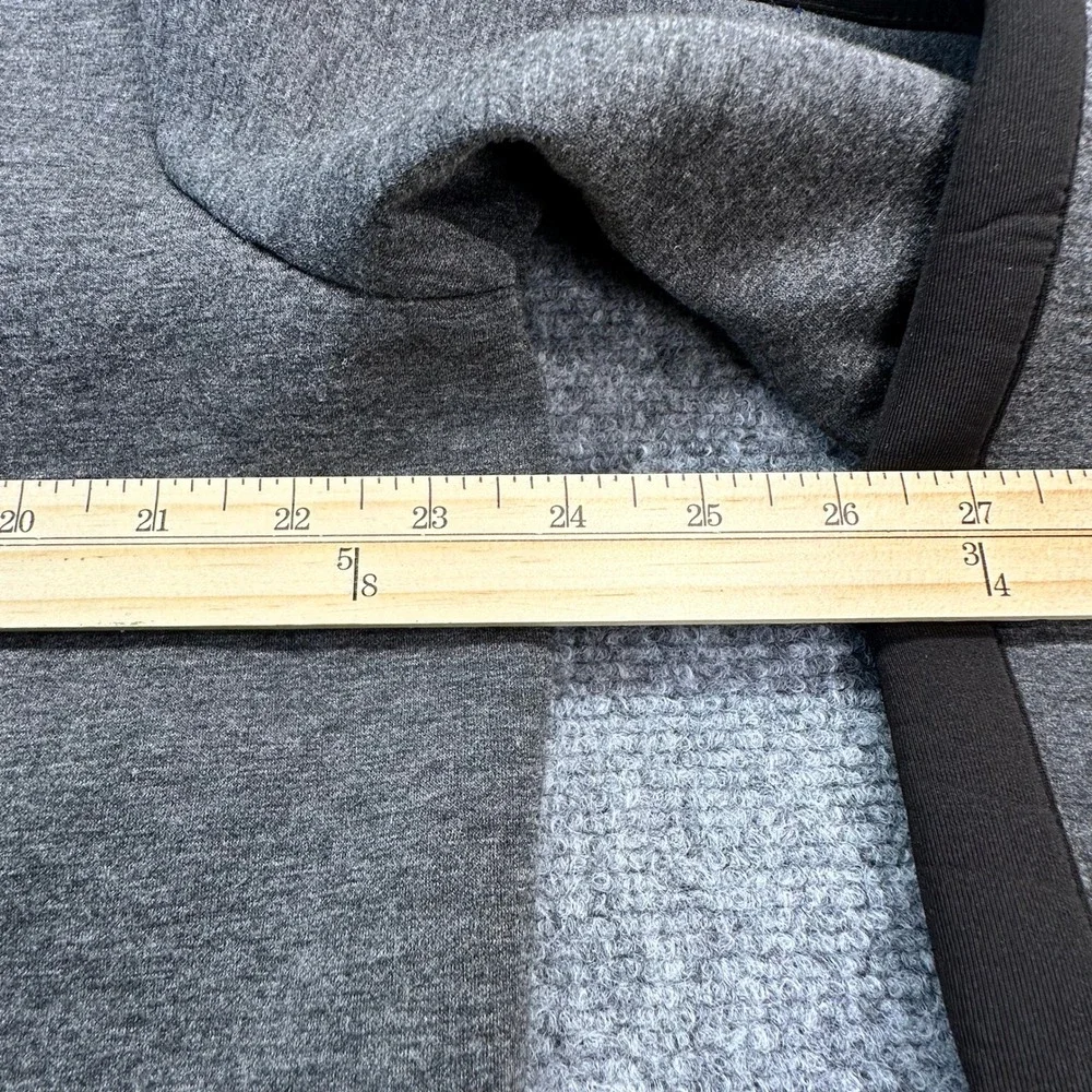 Marc Ecko Track Jacket Mens XL Gray Black‎ Full Zip Mock Neck Cut & Sew